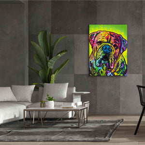 'Hey Bulldog' by Dean Russo, Giclee Canvas Wall Art,40x54