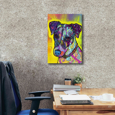 Image of 'Jack Russell' by Dean Russo, Giclee Canvas Wall Art,18x26