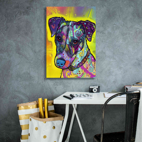 Image of 'Jack Russell' by Dean Russo, Giclee Canvas Wall Art,18x26