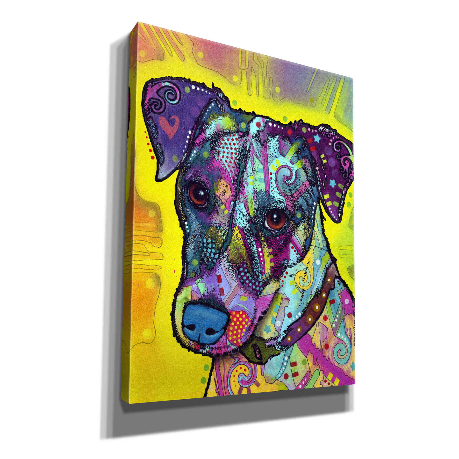 'Jack Russell' by Dean Russo, Giclee Canvas Wall Art