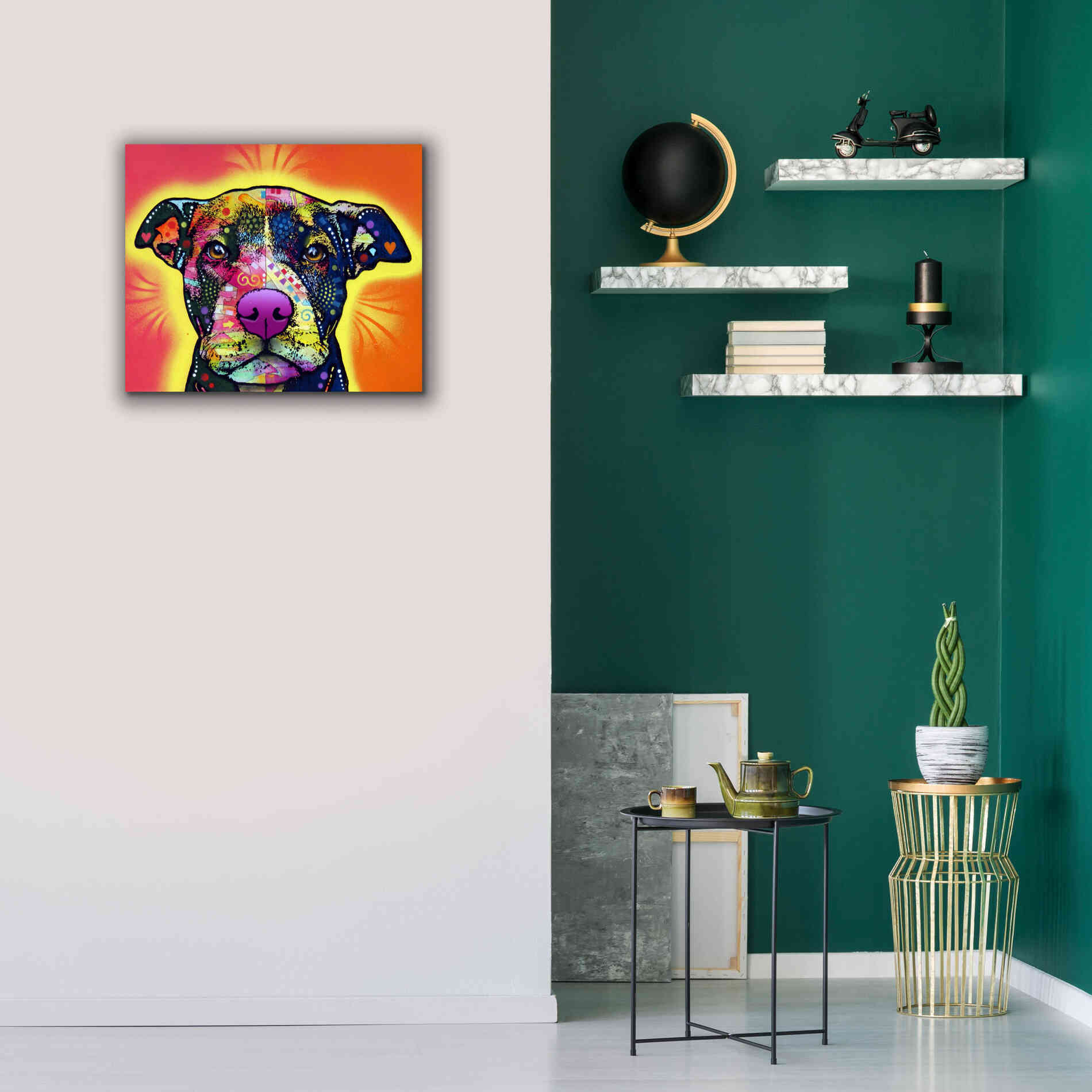 'Love A Bull' by Dean Russo, Giclee Canvas Wall Art,24x20