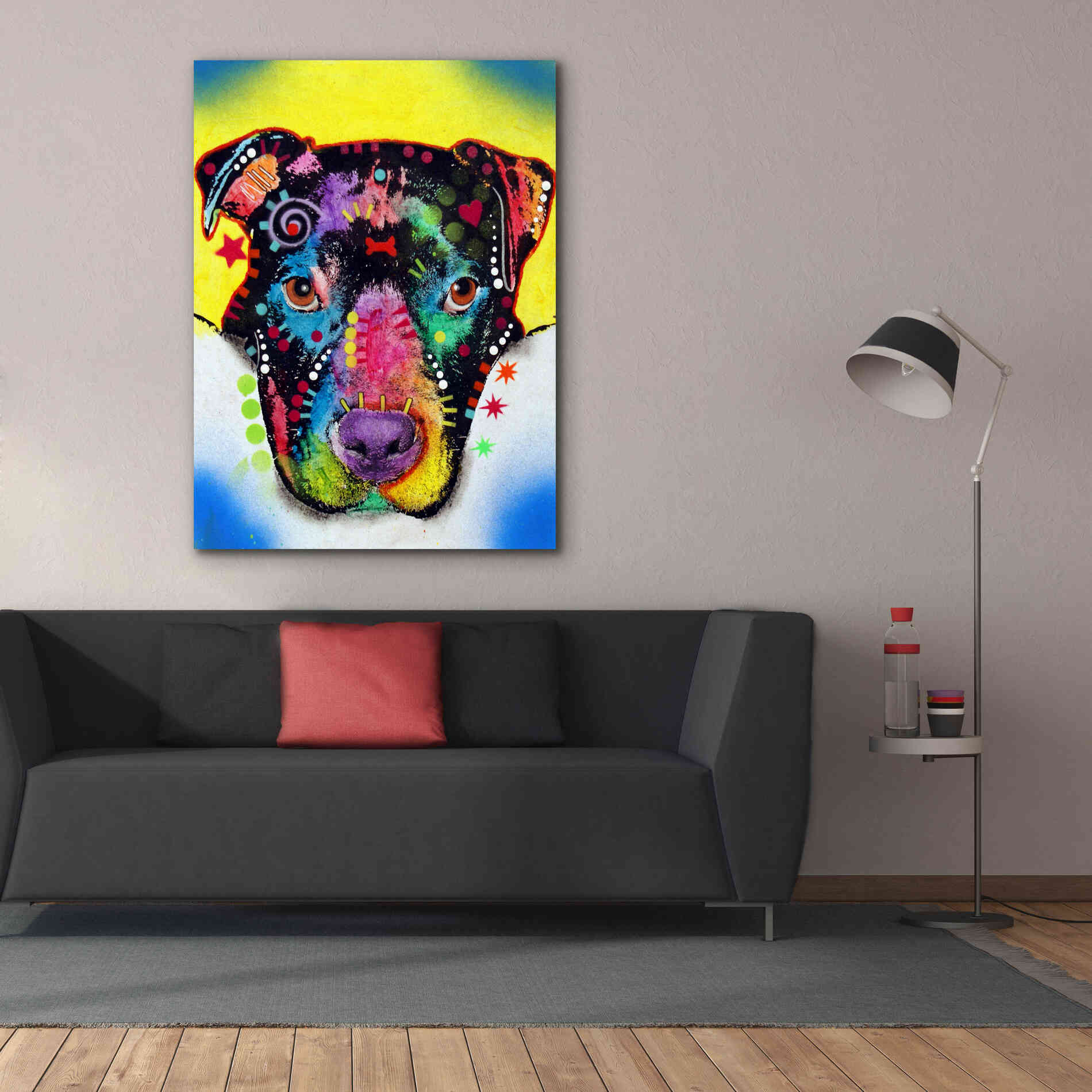 'Otter Pitbull' by Dean Russo, Giclee Canvas Wall Art,40x54