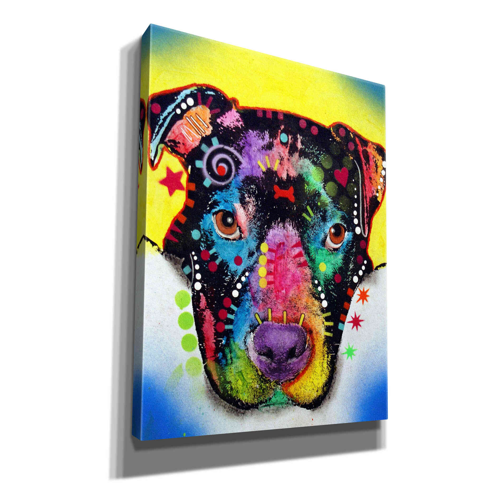 'Otter Pitbull' by Dean Russo, Giclee Canvas Wall Art