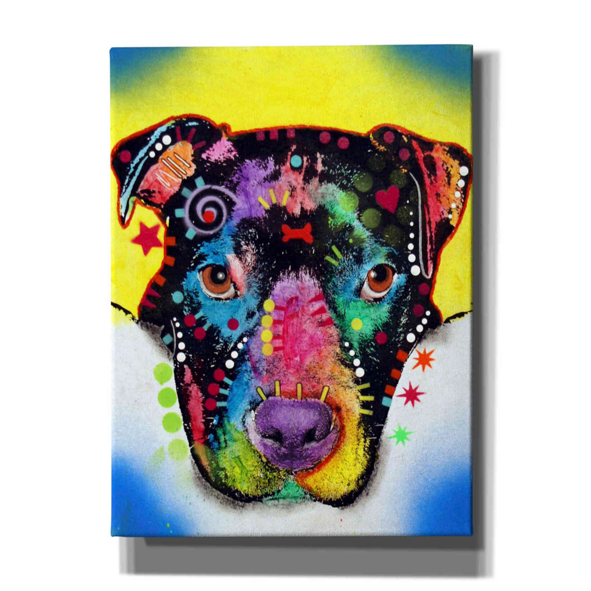 'Otter Pitbull' by Dean Russo, Giclee Canvas Wall Art