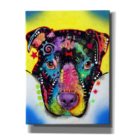 Image of 'Otter Pitbull' by Dean Russo, Giclee Canvas Wall Art