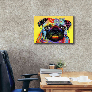 'Pug 1' by Dean Russo, Giclee Canvas Wall Art,26x18