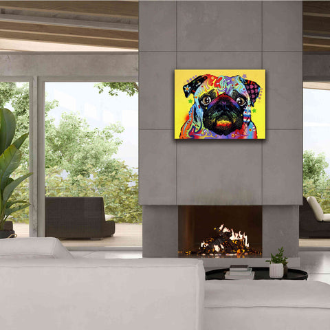 Image of 'Pug 1' by Dean Russo, Giclee Canvas Wall Art,34x26