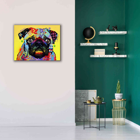 Image of 'Pug 1' by Dean Russo, Giclee Canvas Wall Art,34x26