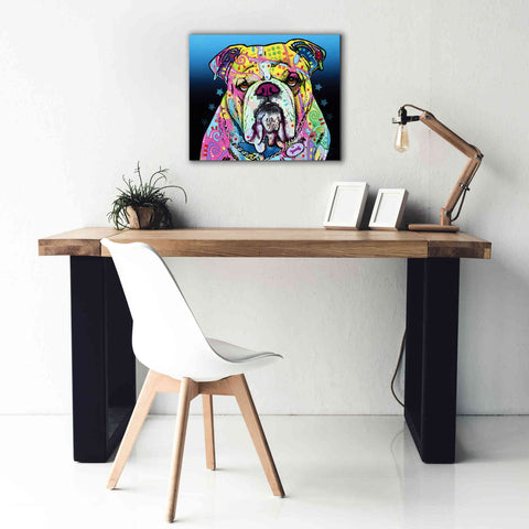 Image of 'The Bulldog' by Dean Russo, Giclee Canvas Wall Art,24x20