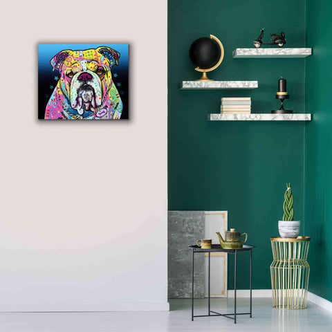 Image of 'The Bulldog' by Dean Russo, Giclee Canvas Wall Art,24x20