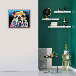 'The Bulldog' by Dean Russo, Giclee Canvas Wall Art,24x20