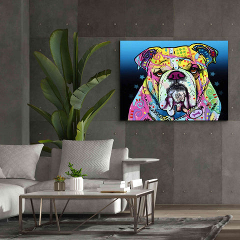 Image of 'The Bulldog' by Dean Russo, Giclee Canvas Wall Art,54x40