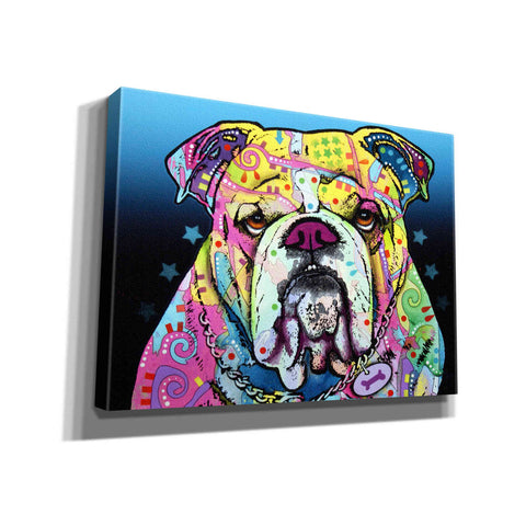 Image of 'The Bulldog' by Dean Russo, Giclee Canvas Wall Art