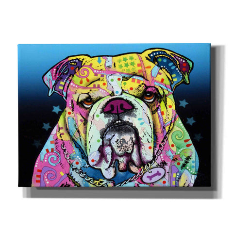 Image of 'The Bulldog' by Dean Russo, Giclee Canvas Wall Art