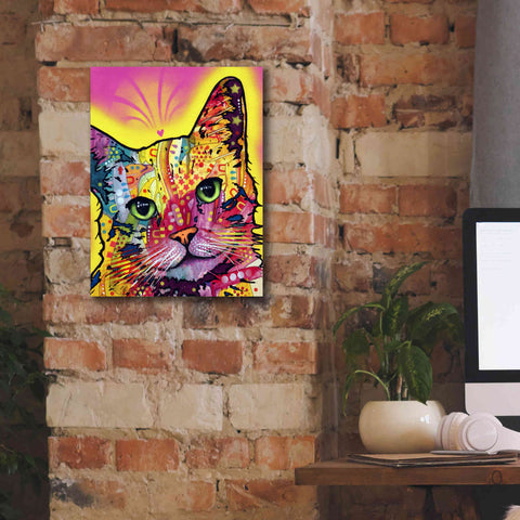 Image of 'Tilt Cat I' by Dean Russo, Giclee Canvas Wall Art,12x16