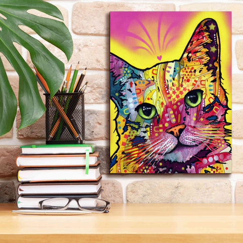 Image of 'Tilt Cat I' by Dean Russo, Giclee Canvas Wall Art,12x16