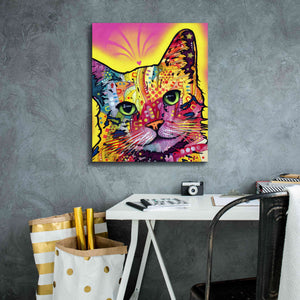 'Tilt Cat I' by Dean Russo, Giclee Canvas Wall Art,20x24