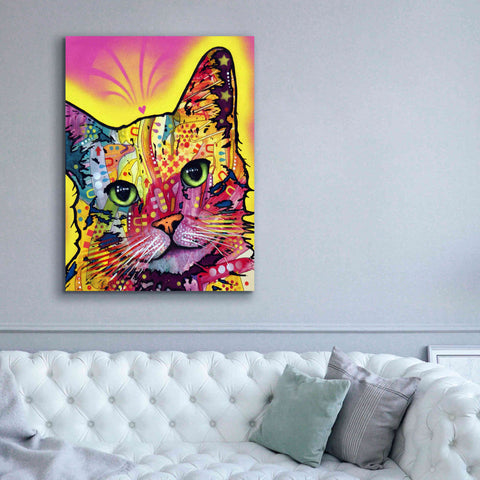 Image of 'Tilt Cat I' by Dean Russo, Giclee Canvas Wall Art,40x54