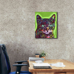 'Watchful Cat' by Dean Russo, Giclee Canvas Wall Art,20x24
