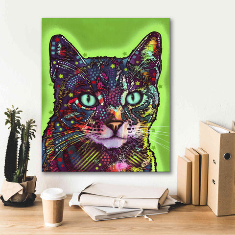 Image of 'Watchful Cat' by Dean Russo, Giclee Canvas Wall Art,20x24