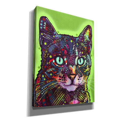 Image of 'Watchful Cat' by Dean Russo, Giclee Canvas Wall Art