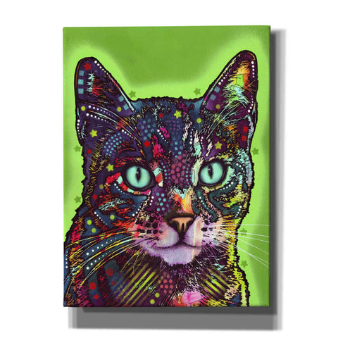 Image of 'Watchful Cat' by Dean Russo, Giclee Canvas Wall Art