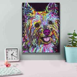 'Yorkie 1' by Dean Russo, Giclee Canvas Wall Art,12x16