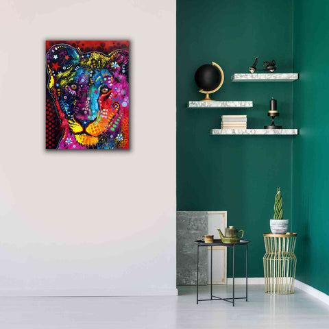 Image of 'Young Lion' by Dean Russo, Giclee Canvas Wall Art,26x34