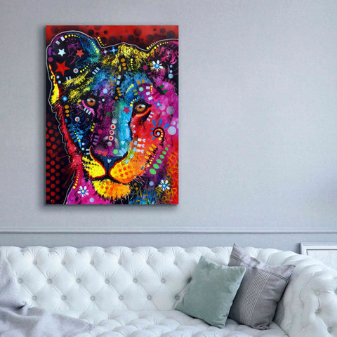 Image of 'Young Lion' by Dean Russo, Giclee Canvas Wall Art,40x54