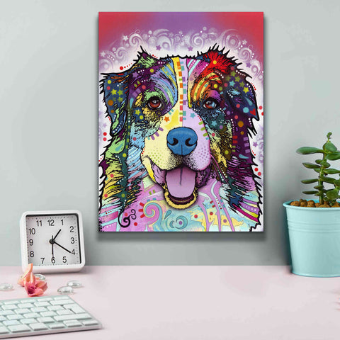 Image of 'Australian Shepherd' by Dean Russo, Giclee Canvas Wall Art,12x16