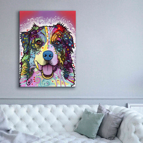 Image of 'Australian Shepherd' by Dean Russo, Giclee Canvas Wall Art,40x54