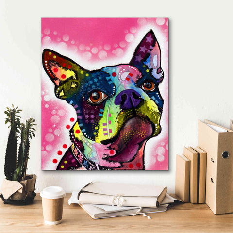 Image of 'Boston Terrier' by Dean Russo, Giclee Canvas Wall Art,20x24