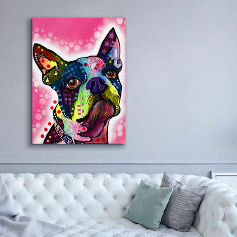 Image of 'Boston Terrier' by Dean Russo, Giclee Canvas Wall Art,40x54