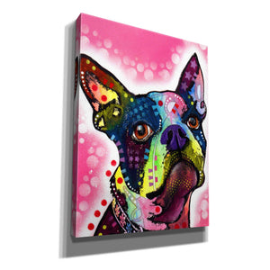 'Boston Terrier' by Dean Russo, Giclee Canvas Wall Art