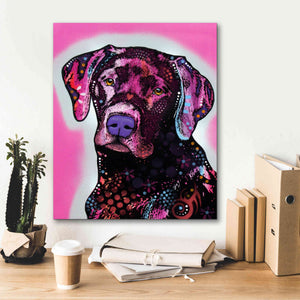 'Black Lab' by Dean Russo, Giclee Canvas Wall Art,20x24