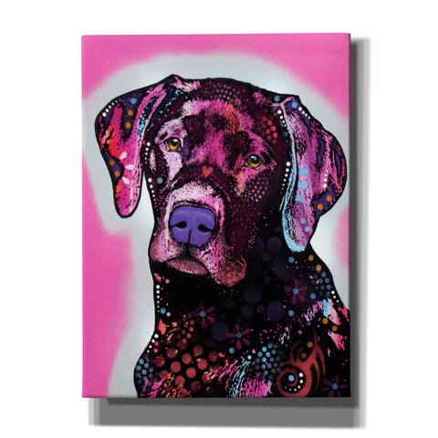 Image of 'Black Lab' by Dean Russo, Giclee Canvas Wall Art