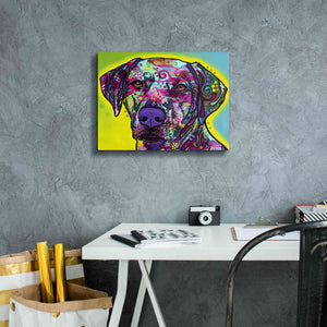 'Rhodesian Ridgeback' by Dean Russo, Giclee Canvas Wall Art,16x12