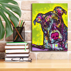 'Brindle' by Dean Russo, Giclee Canvas Wall Art,12x16