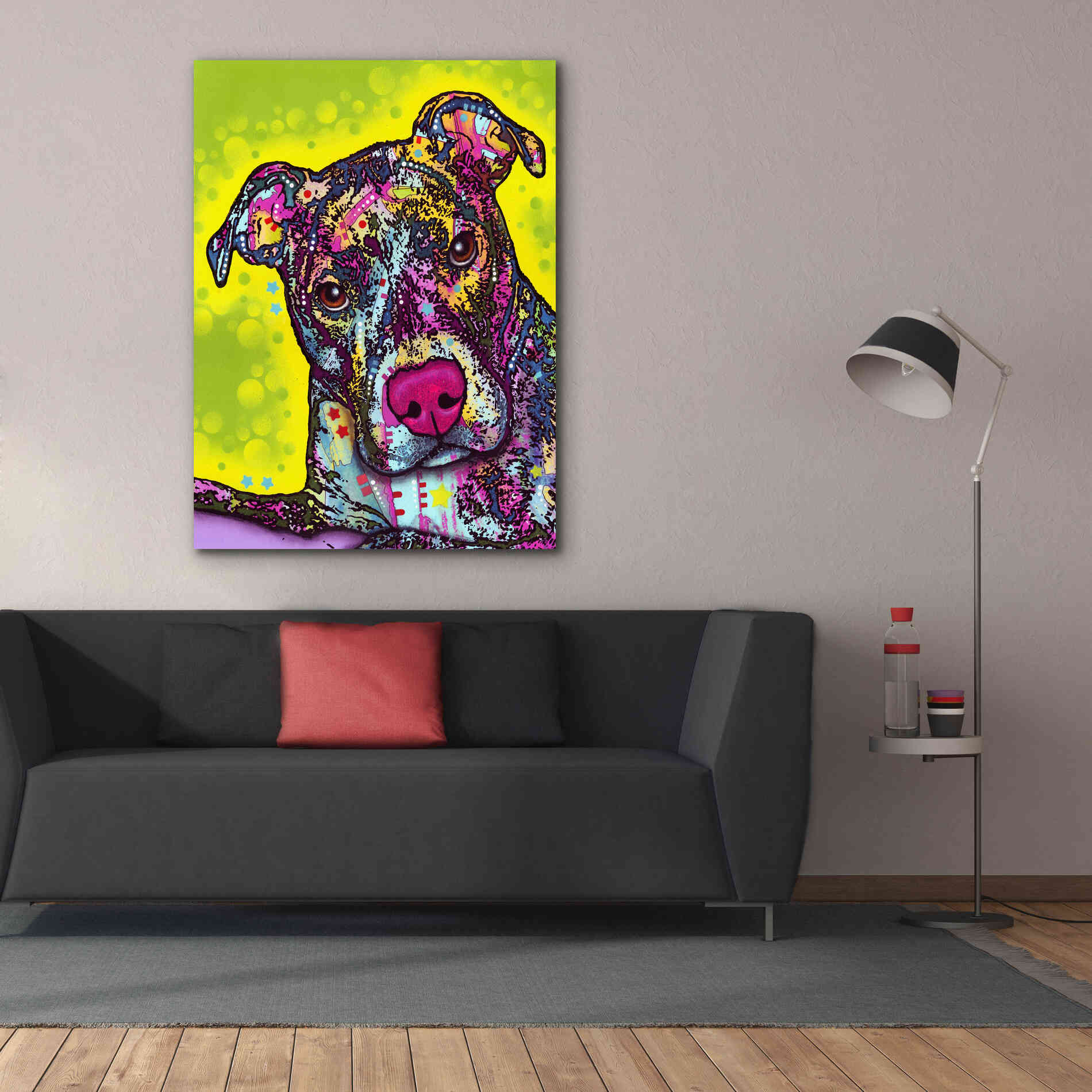 'Brindle' by Dean Russo, Giclee Canvas Wall Art,40x54