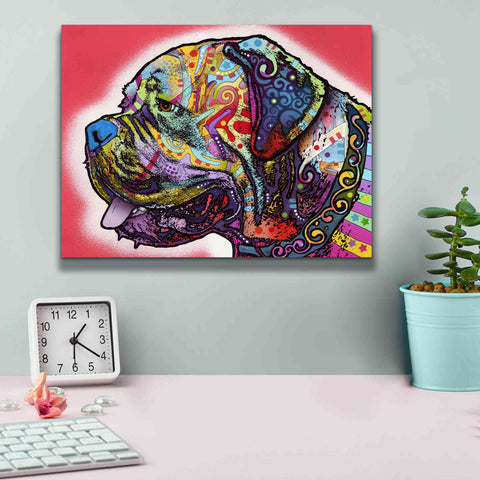 Image of 'Profile Mastiff' by Dean Russo, Giclee Canvas Wall Art,16x12