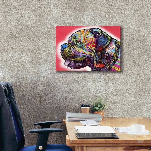 Image of 'Profile Mastiff' by Dean Russo, Giclee Canvas Wall Art,26x18