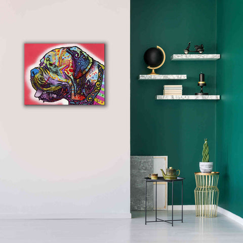 Image of 'Profile Mastiff' by Dean Russo, Giclee Canvas Wall Art,34x26