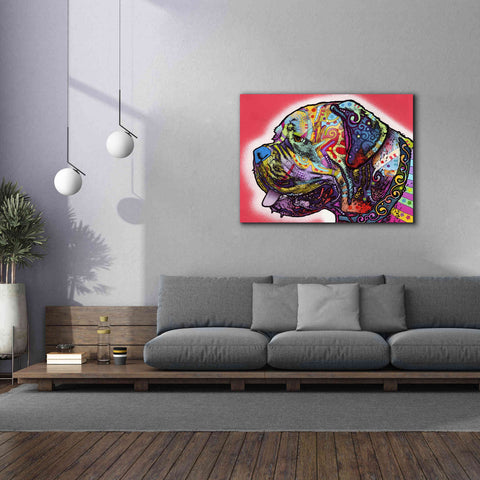 Image of 'Profile Mastiff' by Dean Russo, Giclee Canvas Wall Art,54x40