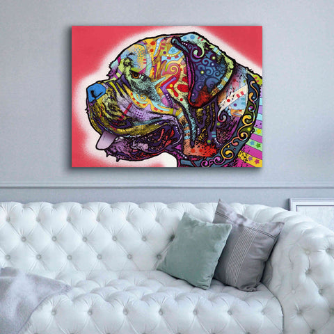 Image of 'Profile Mastiff' by Dean Russo, Giclee Canvas Wall Art,54x40