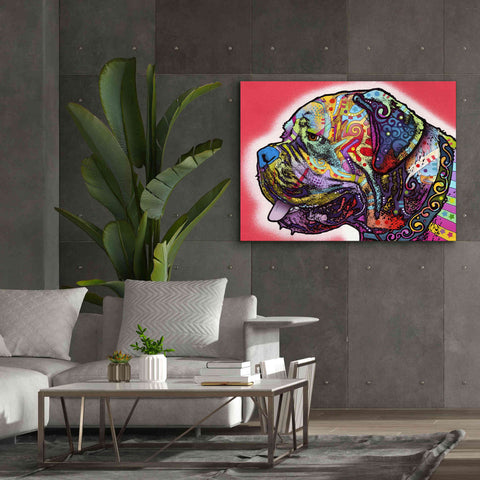 Image of 'Profile Mastiff' by Dean Russo, Giclee Canvas Wall Art,54x40