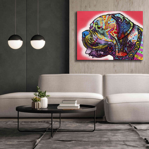 Image of 'Profile Mastiff' by Dean Russo, Giclee Canvas Wall Art,54x40