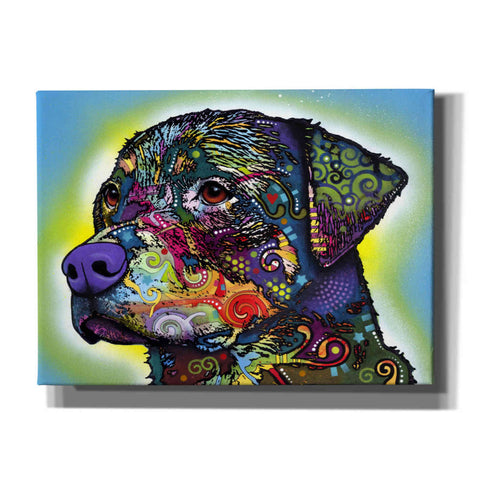 Image of 'The Rottweiler' by Dean Russo, Giclee Canvas Wall Art