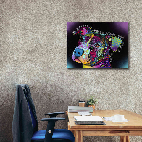 Image of 'In A Perfect World' by Dean Russo, Giclee Canvas Wall Art,34x26