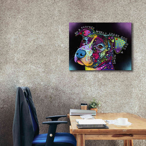 'In A Perfect World' by Dean Russo, Giclee Canvas Wall Art,34x26