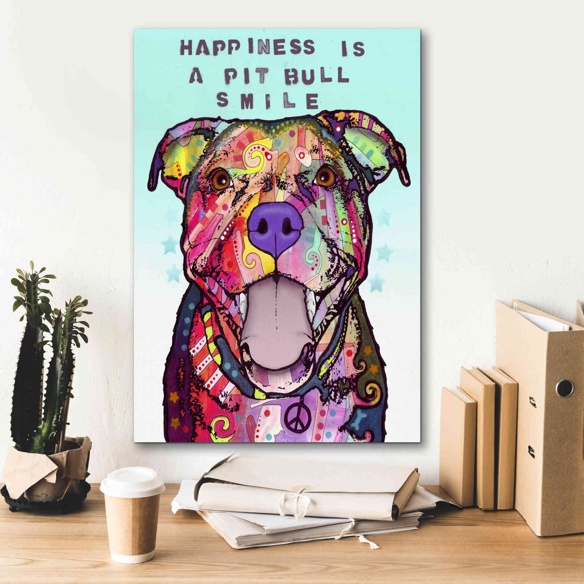 'Smile' by Dean Russo, Giclee Canvas Wall Art,18x26